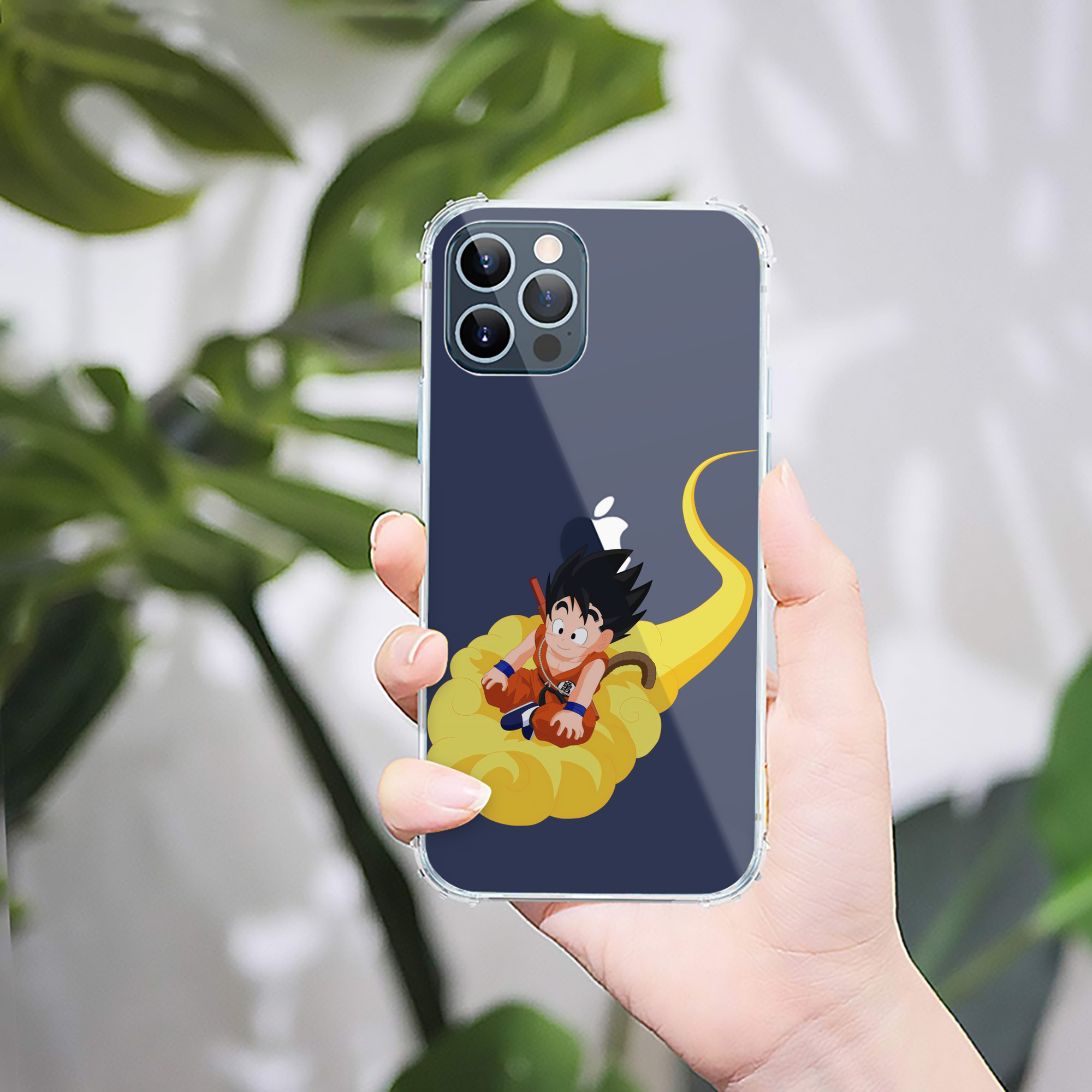 （画像用） ドラゴンボール 孫悟空（そん ごくう）Son Goku カカロット DRAGON BALL Kakarotto 【iPhone 12シリーズ対応】透明スマホケース（クリアソフトケース）